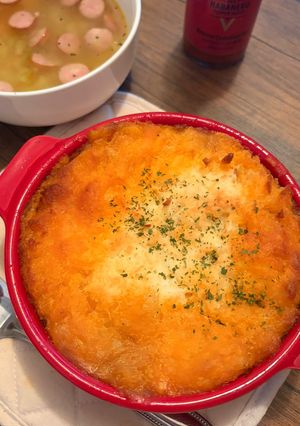 余ったカレーで♪さっくりポテトのシェパーズパイ！-レシピのメイン写真