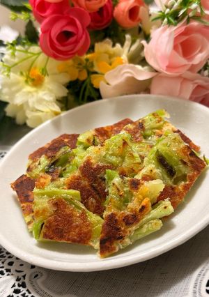 ブロッコリーの茎でガレット♪-レシピのメイン写真