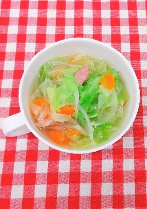 栄養士の卵☆簡単！生姜コンソメスープ-レシピのメイン写真