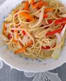 ミックスベジタブルのツナマヨパスタのレピ