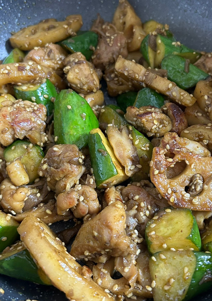 鶏と蓮根のカレー炒め-レシピのメイン写真