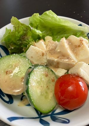 豆腐✖️粉チーズサラダ🥗-レシピのメイン写真
