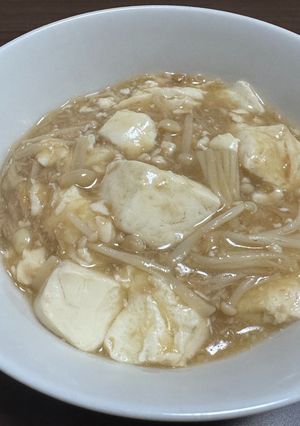 豆腐とツナとえのきのとろみあん-レシピのメイン写真