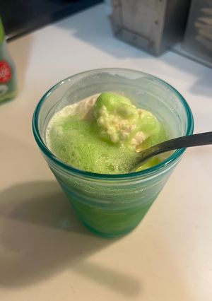 シャリシャリ食感クリームソーダ-レシピのメイン写真