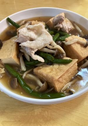 簡単✨ボリュームたっぷり🩷厚揚げと豚肉の煮物-レシピのメイン写真