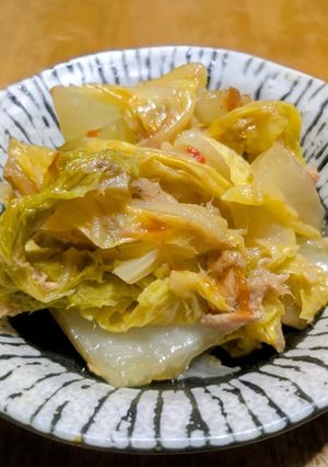 白菜とツナの旨辛煮-レシピのメイン写真