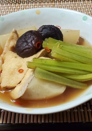 かぶと油揚げの含め煮-レシピのメイン写真