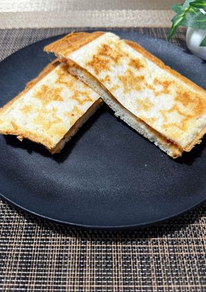 甘しょっぱさがクセに！PJホットサンド-レシピのメイン写真