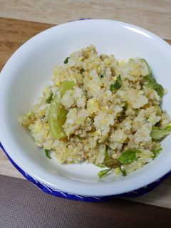 不器用挽肉レタス炒飯-レシピのメイン写真