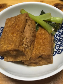 厚揚げの肉詰め-レシピのメイン写真