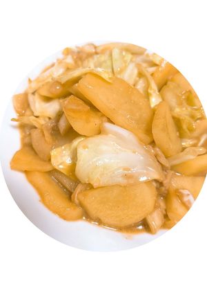きゃべつとじゃがいもの味噌バタ炒め！-レシピのメイン写真