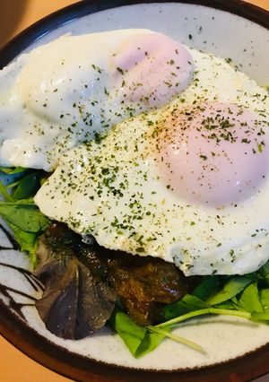 あまったカレーで●目玉カレー丼-レシピのメイン写真
