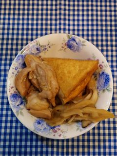 鶏モモ肉と厚揚げと舞茸のさっぱり煮-レシピのメイン写真