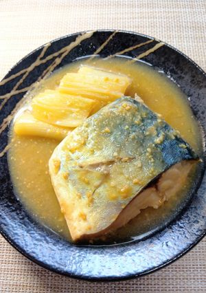 フライパン10分煮！お手軽★さばと白ねぎの味噌煮-レシピのメイン写真