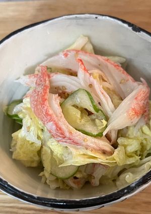 白菜とカニカマサラダ-レシピのメイン写真