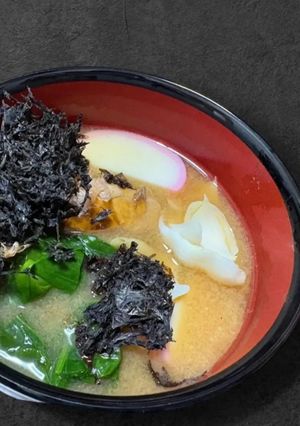 岡山県真庭市の味噌仕立て「ブリ雑煮」🇯🇵-レシピのメイン写真