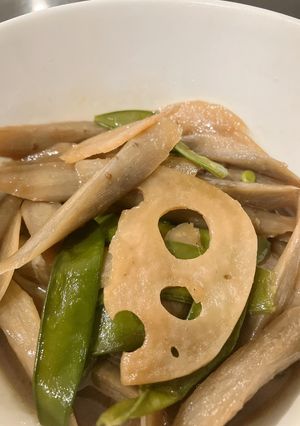 牛蒡と蓮根の炒め煮-レシピのメイン写真