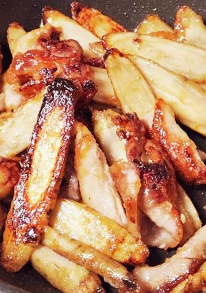 簡単夕食♪ごぼうのおつまみ♪照り焼き♪お弁当-レシピのメイン写真