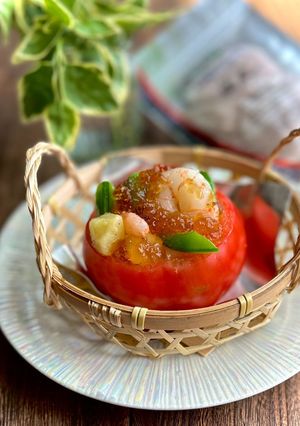 夏野菜のだしポンジュレがけ-レシピのメイン写真