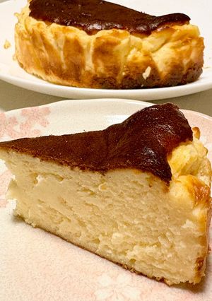 パルメザンチーズ入りバスク風チーズケーキ-レシピのメイン写真