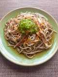 擦りキュウリでさっぱり蕎麦
