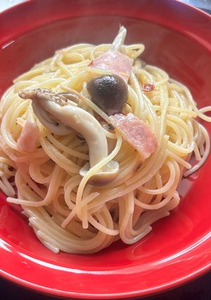 きのこペペロンチーノ-レシピのメイン写真