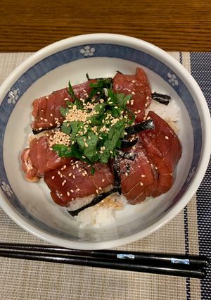 マグロの漬け丼♪-レシピのメイン写真
