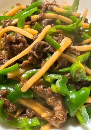 簡単！細切れ肉で作る！青椒肉絲-レシピのメイン写真