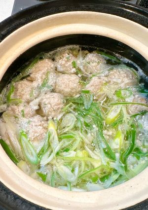 ふわふわ鶏だんご鍋-レシピのメイン写真