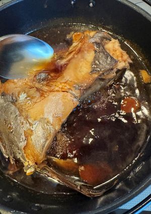 白飯が止まらないシリーズ - マグロのカマ煮付け-レシピのメイン写真