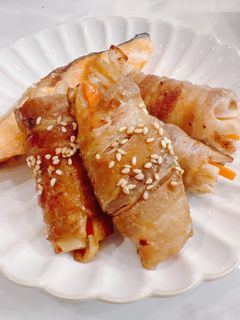 肉巻きれんこん-レシピのメイン写真