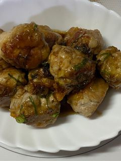 豚こまのチーズだんご-レシピのメイン写真