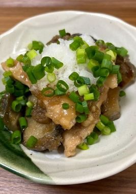 茄子と鶏むね肉のみぞれ煮-レシピのメイン写真