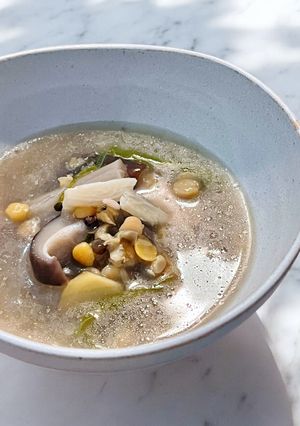 簡単✨️豆入り参鶏湯-レシピのメイン写真