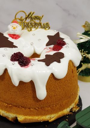 プレーンシフォンで作るクリスマスシフォン-レシピのメイン写真