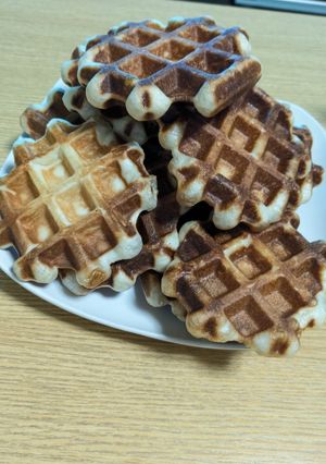 いつでもカリモチ！めちゃウマワッフル-レシピのメイン写真