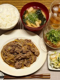 すき家風鬼おろし牛皿定食-レシピのメイン写真