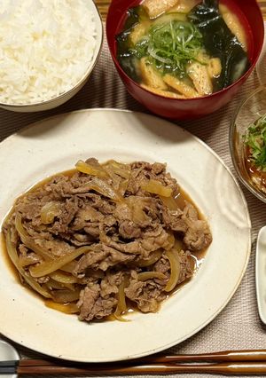 すき家風鬼おろし牛皿定食-レシピのメイン写真