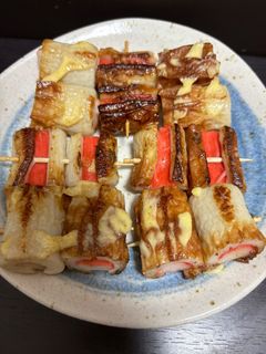 簡単!カニカマとちくわのマヨ醤油焼き-レシピのメイン写真