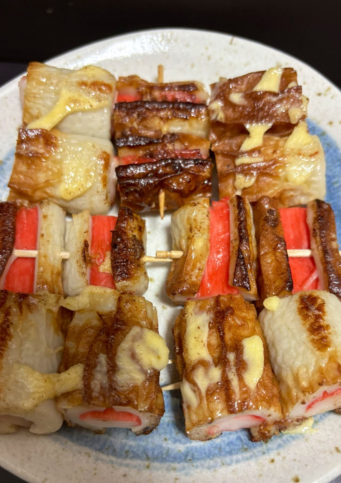 簡単！カニカマとちくわのマヨ醤油焼き-レシピのメイン写真