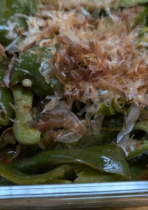 (夏おかず)ピーマンの梅味煮浸し-レシピのメイン写真
