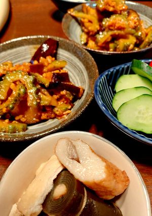 ゴーヤとなすのケチャップ炒め-レシピのメイン写真