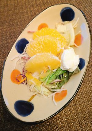 野菜と八朔のヨーグルトがけ-レシピのメイン写真