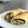 焼きサバの残り春巻き