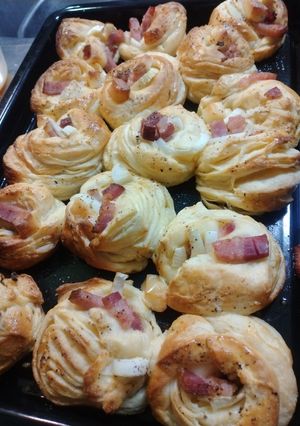 玉葱ベーコンチーズのデニッシュ-レシピのメイン写真