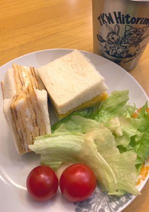 ミルフィーユみたいなたまごサンド-レシピのメイン写真