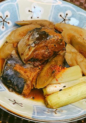 さば味噌缶とごぼうの味噌煮-レシピのメイン写真