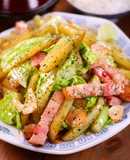 のり塩じゃがバター野菜炒め定食🤩
