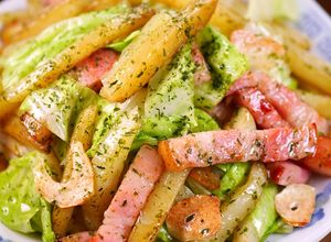 のり塩じゃがバター野菜炒め定食🤩-レシピのメイン写真