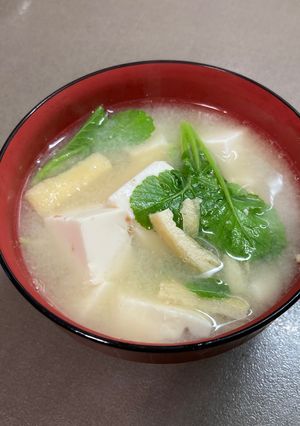 味まろやか、塩麹入り味噌汁-レシピのメイン写真